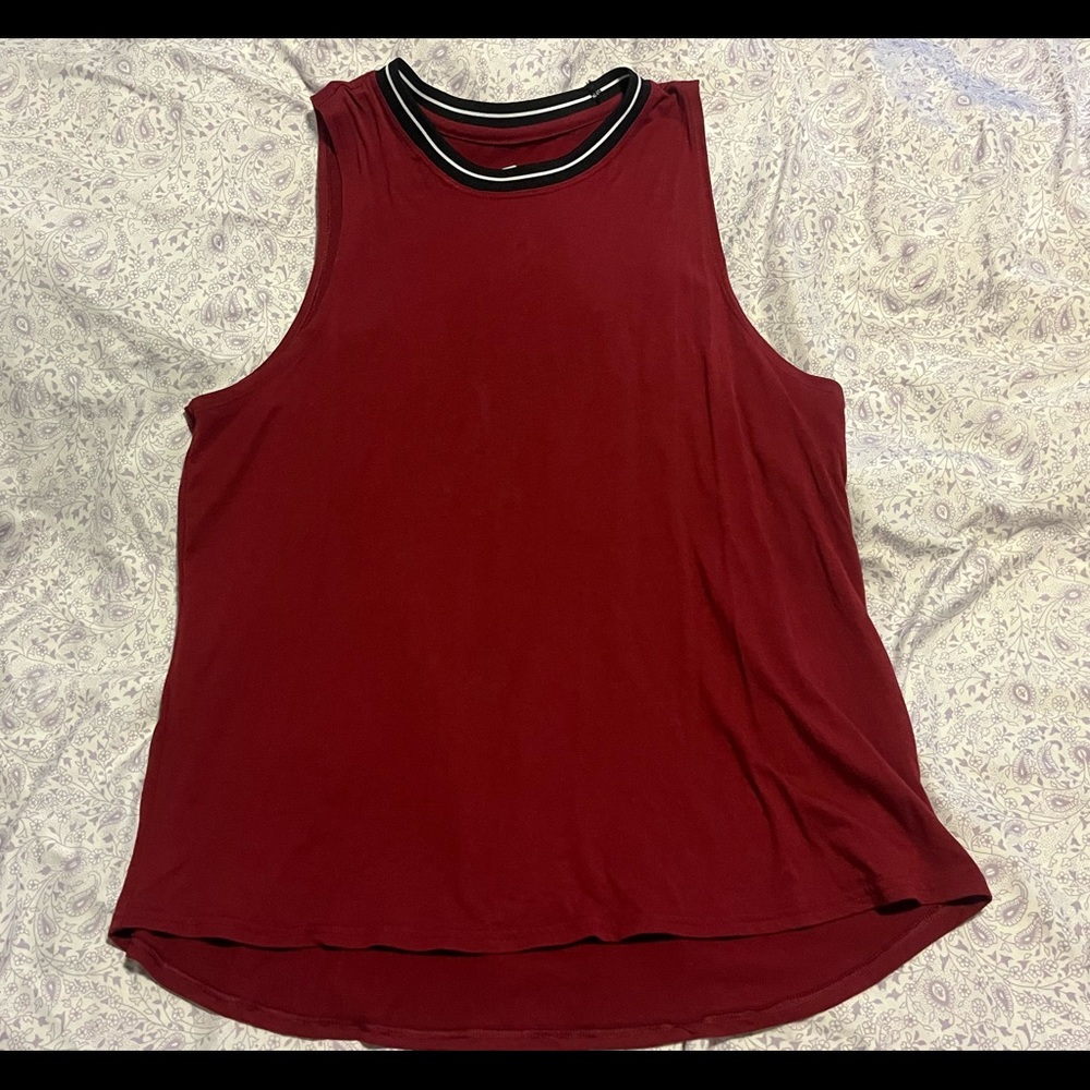 Avia Women's Dark Red Sleeveless Tee